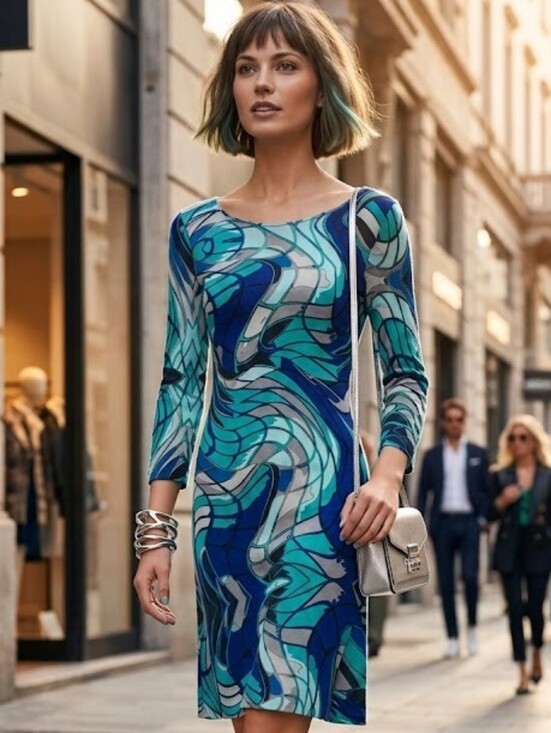 Emilio Pucci Dresses & Skirts - Emilio Pucci Wool Blend Dress Size 12 (42)